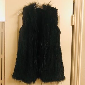 Love Token genuine rabbit fur vest